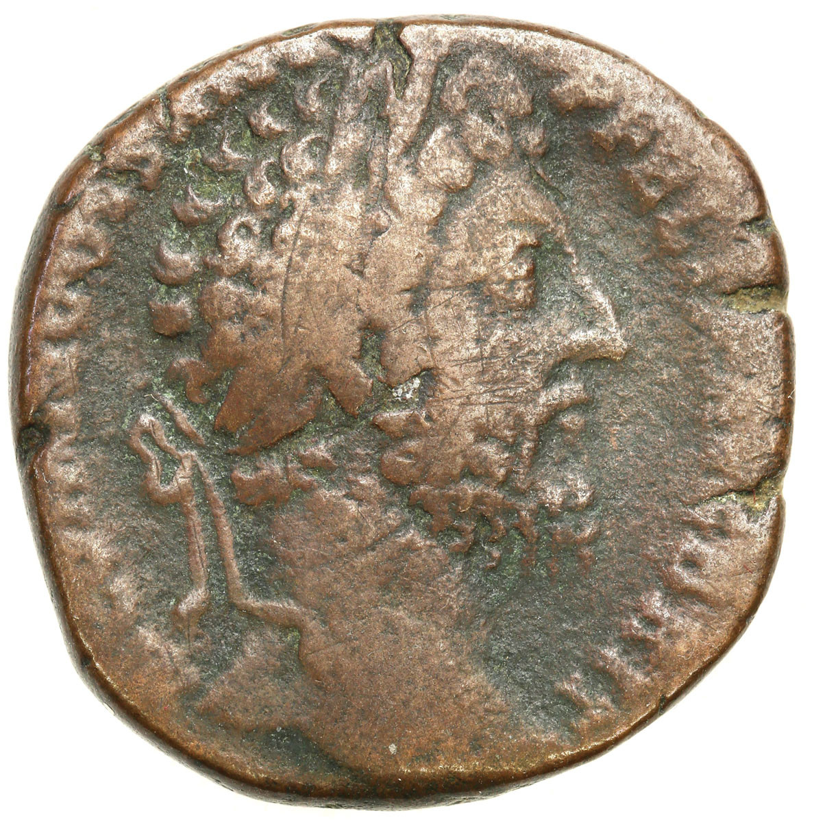 Cesarstwo Rzymskie, Commodus (177-180-192). Sesterc